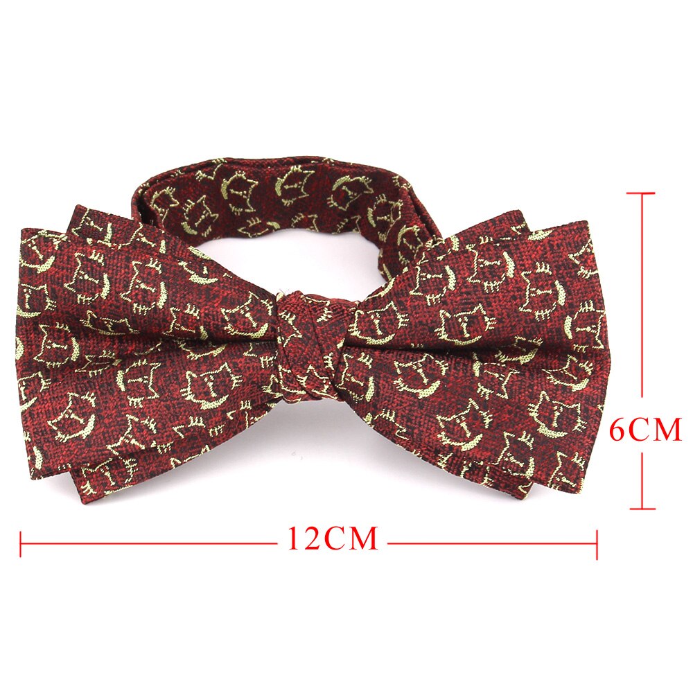 Pajarita Floral para hombre y mujer, corbatas de Cachemira para adulto, trajes para hombre, pajarita para , boda, pajaritas con patrón de animales