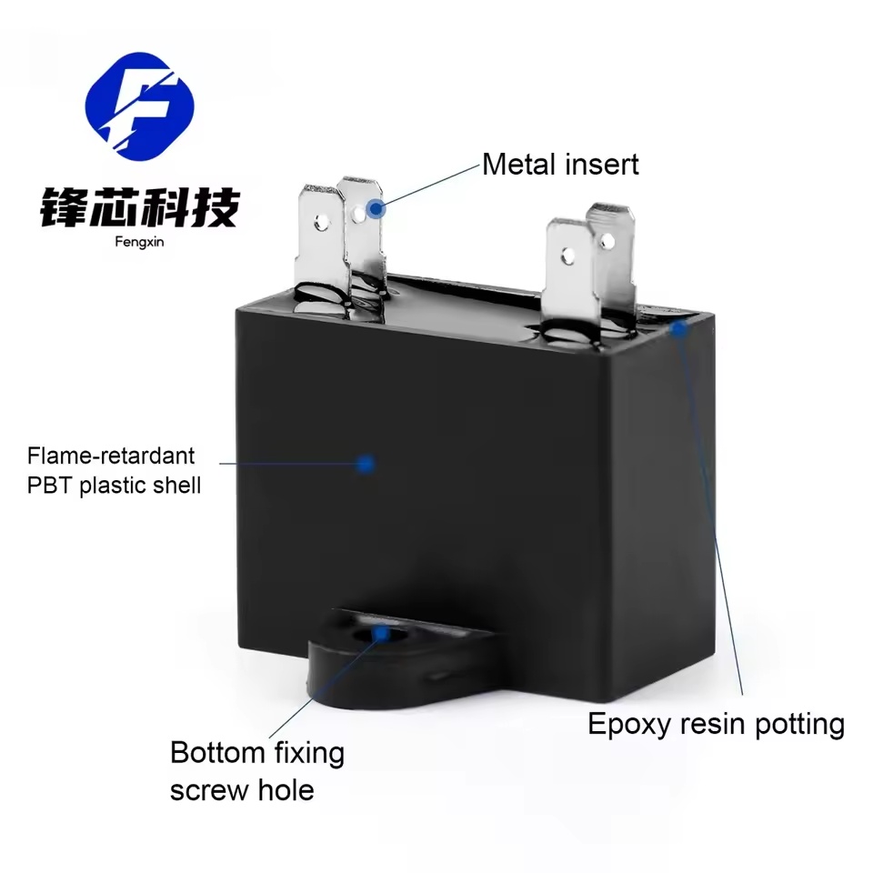 CBB61 Air Conditioner External Fan Start Capacitor 450V 1 1.2 1.5 2 2.5 3 3.5 4 4.5 5 6 7 8 10 12 15 UF