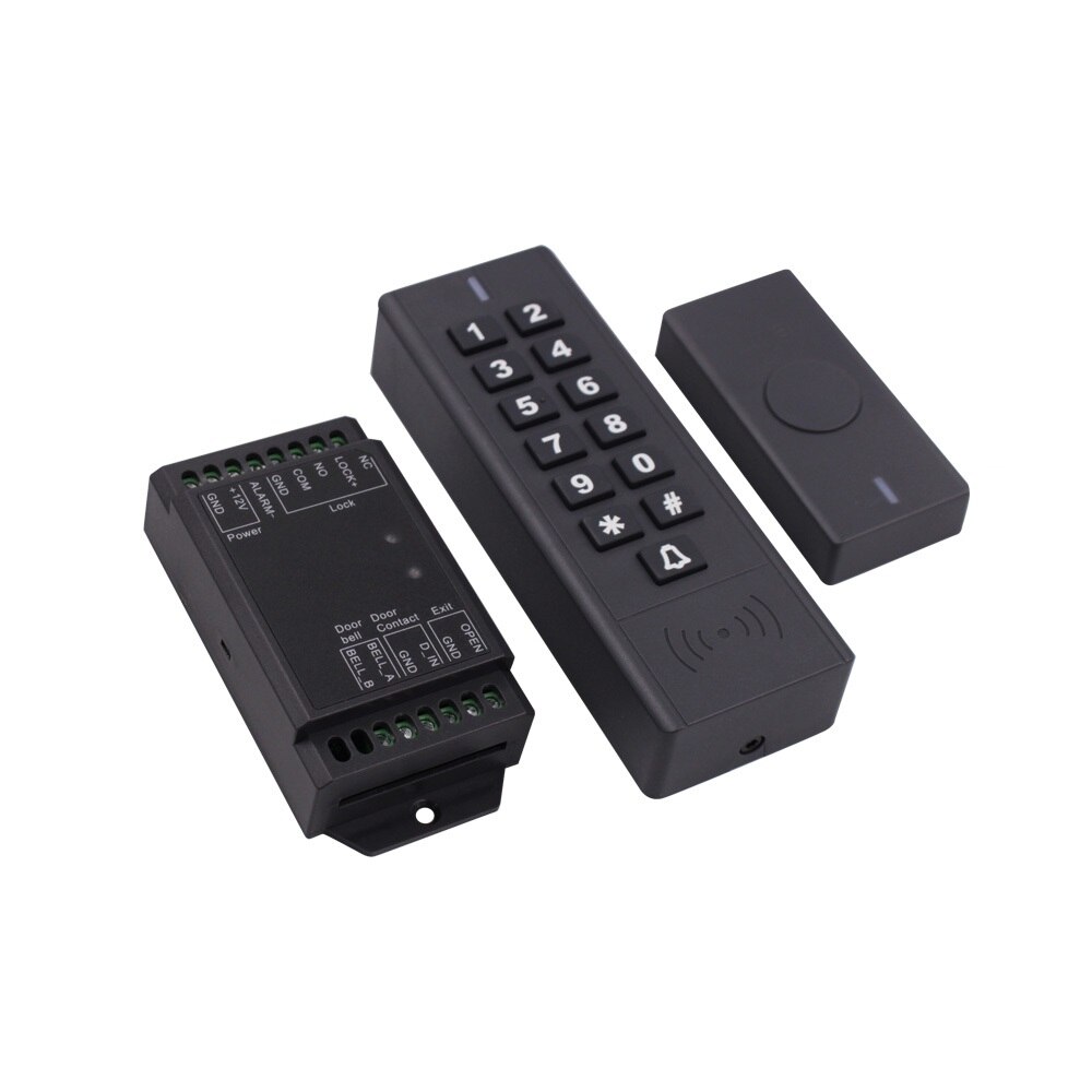 wireless 125KHz RFID Access Control Keypad Device kit Rainproof Cover EM Card Reader For Door Access Control System Lock