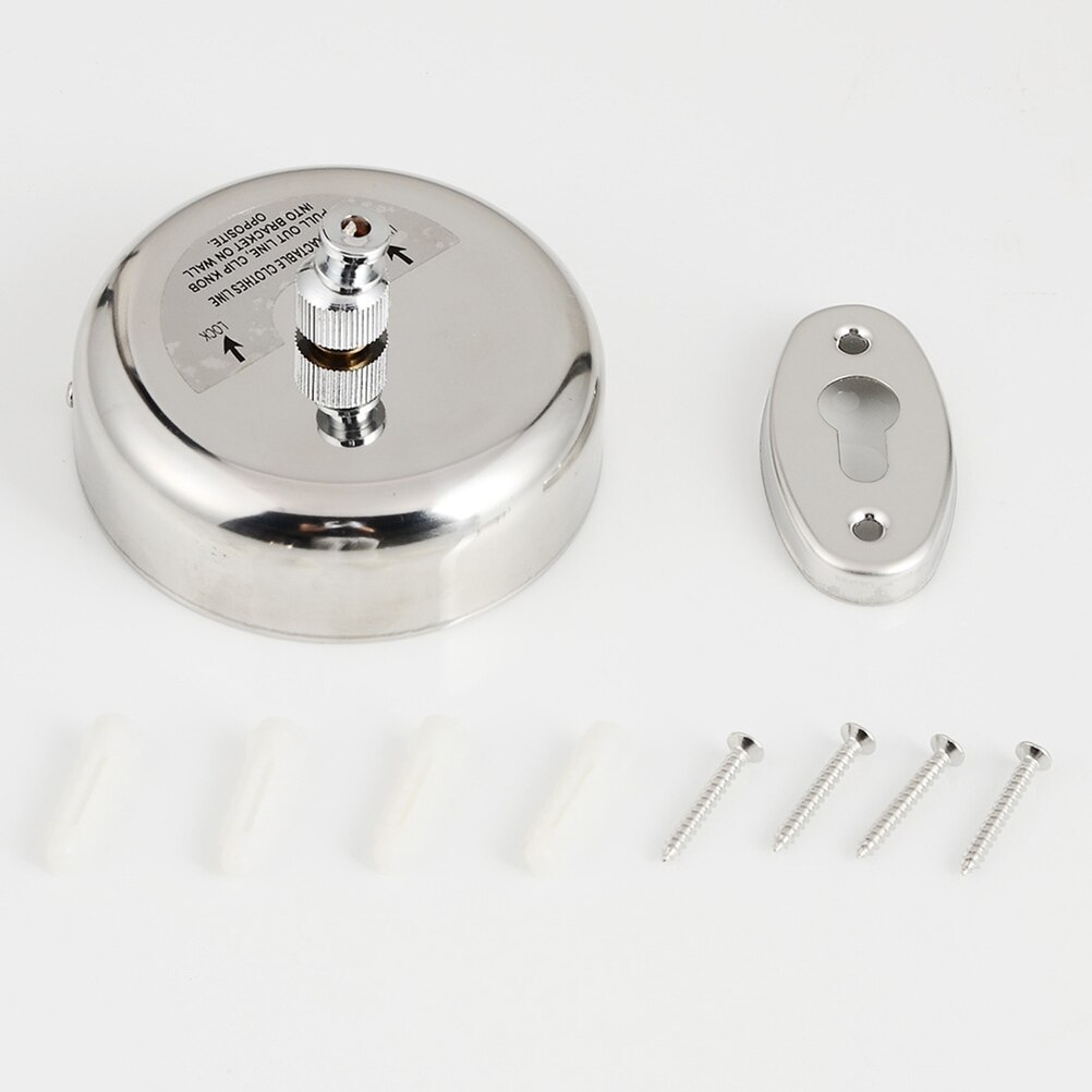 1Pc 2.8Meter Laundry Clotheslines String Retractable Clothing Wire for Bathroom