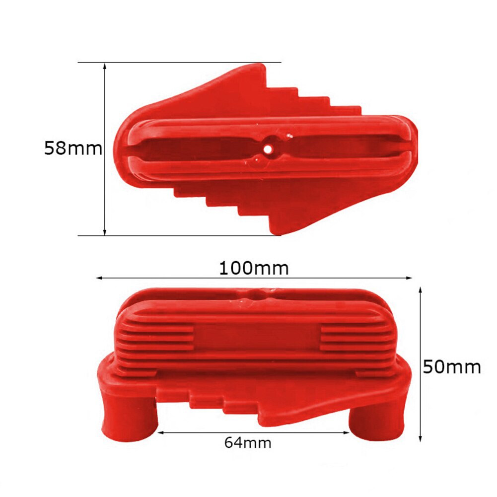 Aluminum/Plastic Woodworking Scriber Mark Line Gauge Dovetail Maker Template Guide Tool Vertical Angle Calibration Guide: Red