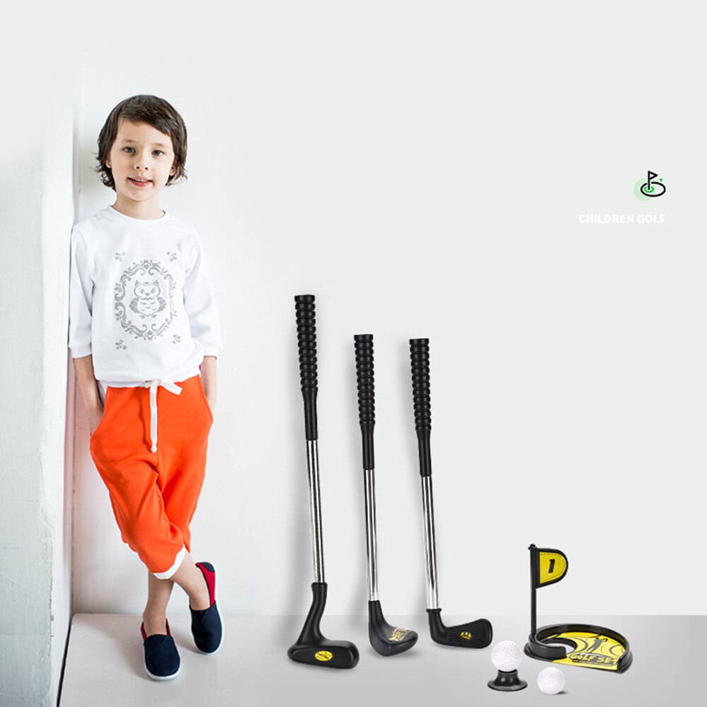 Juego de Golf interactivo para niños, juguete deportivo para practicar deportes en interiores, equipo de Fitness