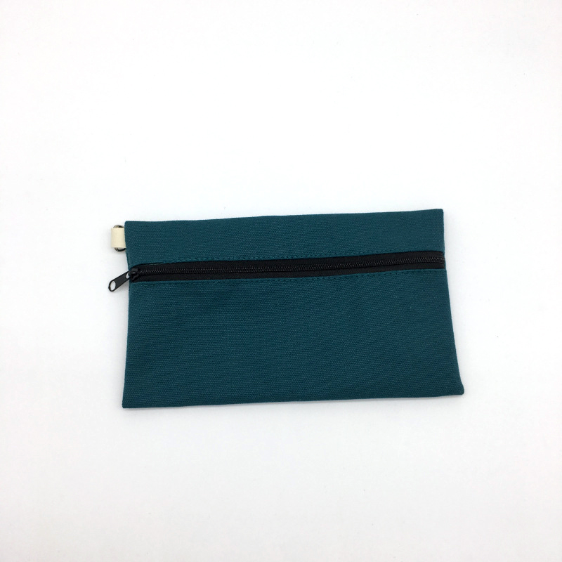 Eenvoudige En Leuke Canvas Dames Portemonnee Sleutel Tas Rits Sieraden Oortelefoon Coin Bag Credit Kaarthouder Reclame Zak: 11