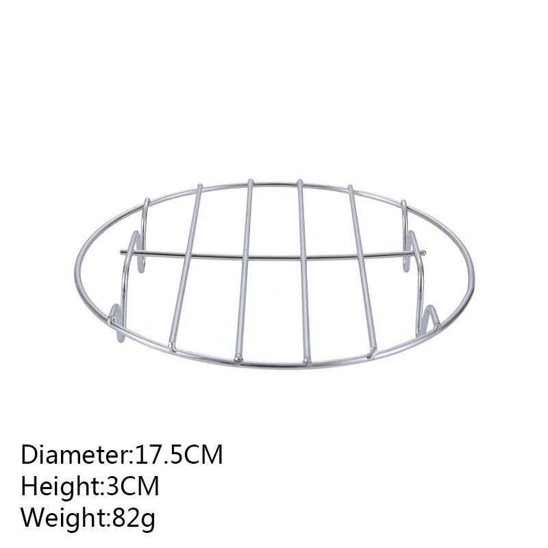 Stainless steel four-leg Pressure Cooker Pot Pan Cooking Rack Food Vegetable Crab Tall Wire Heavy Duty Steaming Rack Cookware: 2