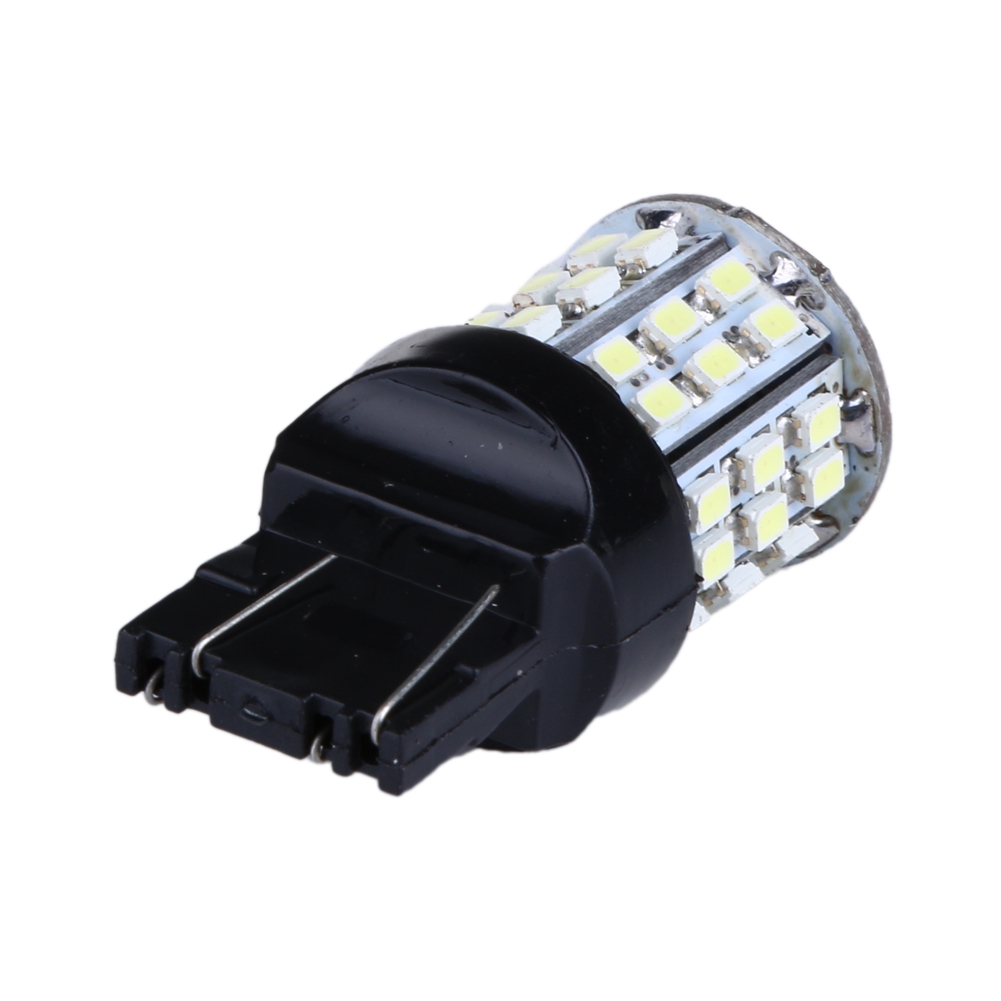 Bombilla LED T20 W21W 7443 7440 1206 para freno trasero de coche, lámpara blanca de 12V 1,5 W 6000K, 1 unidad
