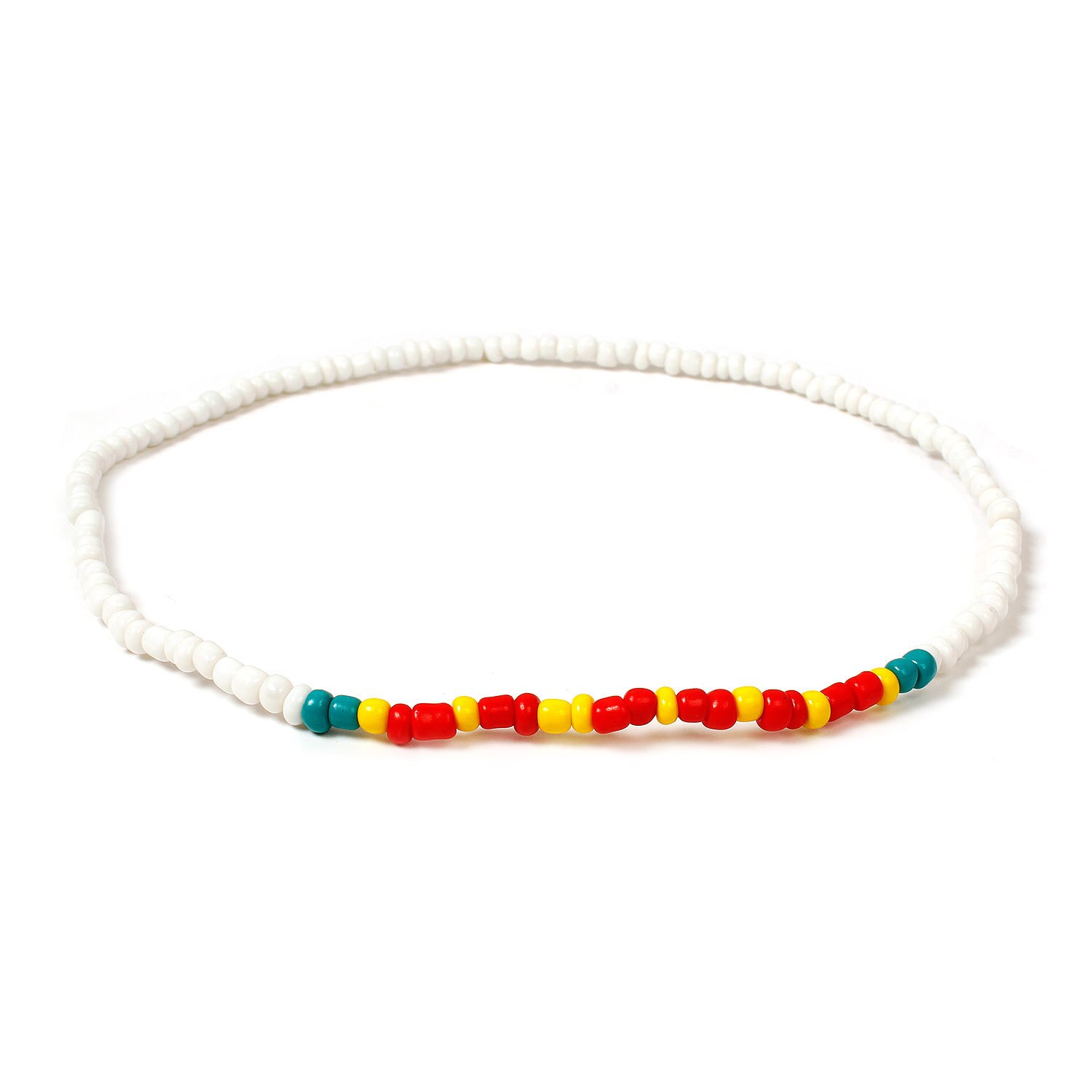 Zuowen-gargantilla elástica hecha a mano con cuentas, collar de cadena colorido bohemio para mujer, joyas de de verano: 9