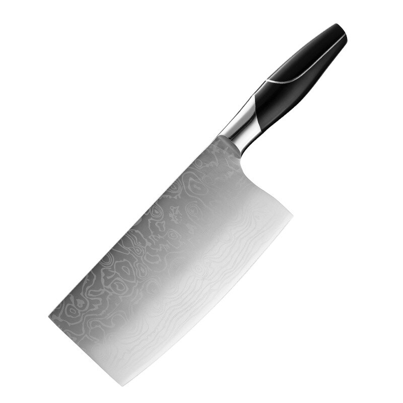 Kitchen Knife Stainless Steel Butcher Knife Chinese Cleaver Knife Bone Chopping Fish Meat Slicing Knives Cooking Tools: F