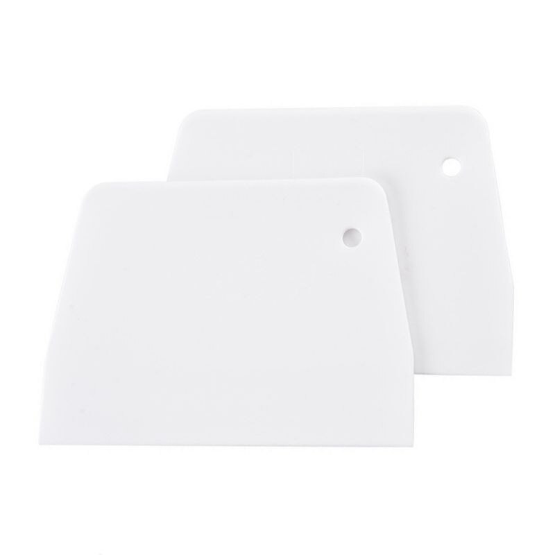 1/2PCS Dough Scrapers Food Grade PP Plastic Scraper Pink Baking Pastry Cutters Toast Cake Cream Dough Pastry Tools 1: W2