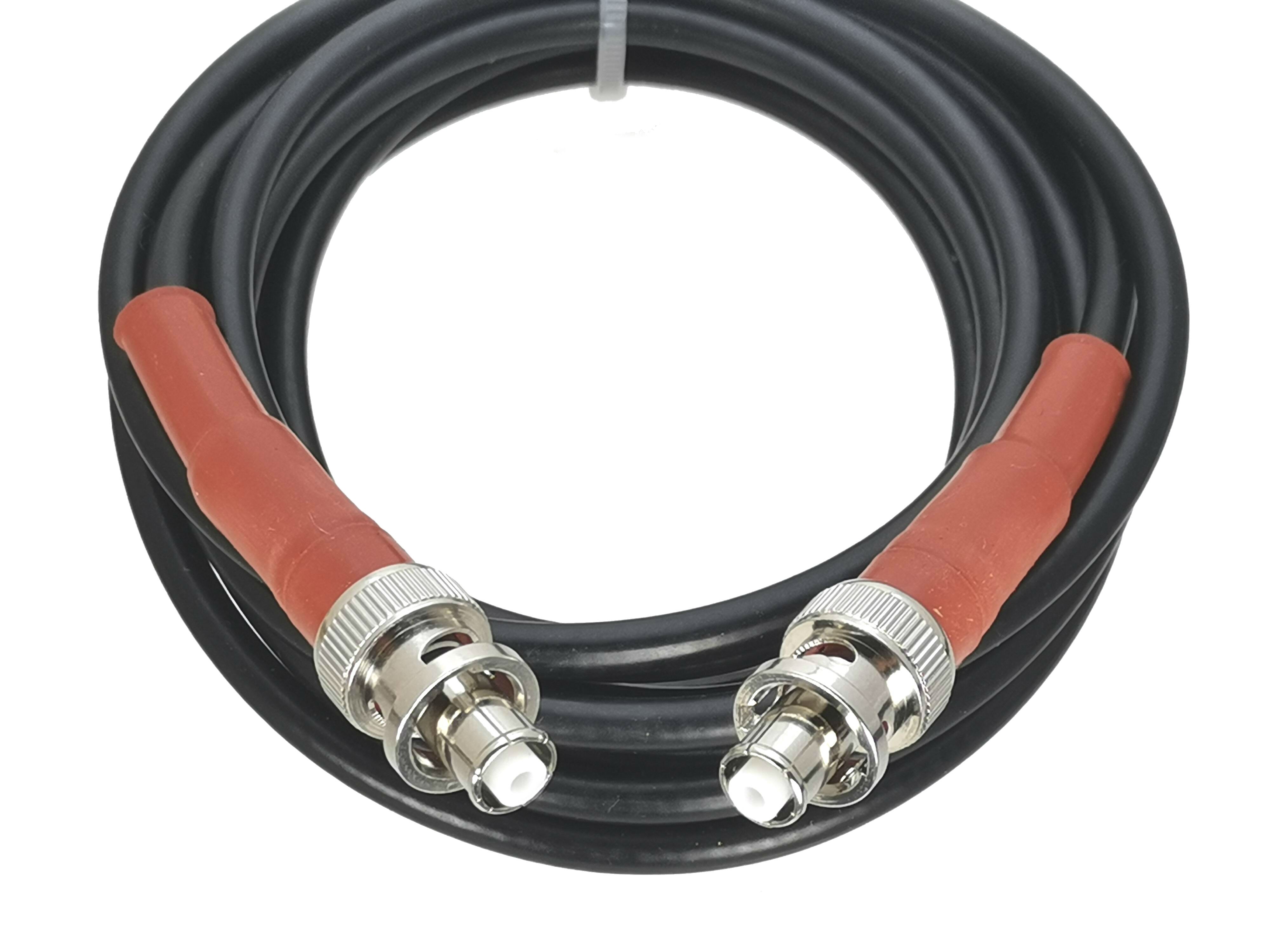 1Pcs RG58 SHV 5000V 5KV RP-BNC Male Jack to RPBNC Male Jack High Voltage Connector RF Coaxial Jumper Pigtail Cable 12inch~10M