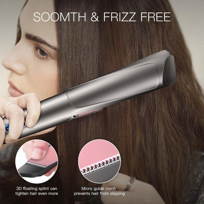 2-in-1 Twist Haar Krul & Stijltang - Toermalijn Keramiek - Max 230°C - Dubbele Spanning