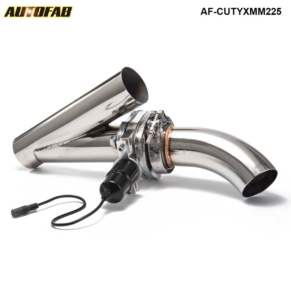 2.25 Inch Elektrische Uitlaat Dumps Knipsel Rvs Uitsparingen 2.25 Inch Inch + Piping + Schakelaar Voor Honda Crv AF-CUTYXMM225