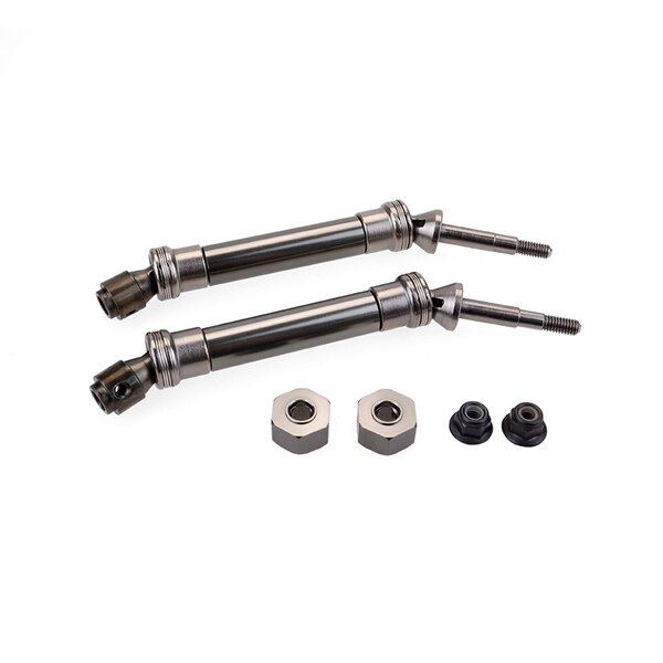 CVD Steel Front & Rear Drive Shaft Assembly Heavy Duty for 1/10 Traxxas Slash 4X4 Stampede VXL 2WD 6851R 6851X 6852R 6852X