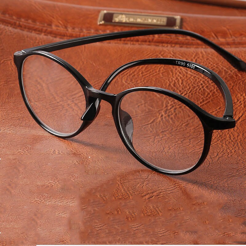 Retro Ronde Frame Leesbril Multifocale Clear Lens Presbyope Bril Lenzenvloeistof Oculos Gafas + 1.0 + 1.5 + 2 + 2.5 + 3 + 3.5 + 4