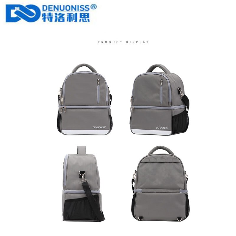 DENUONISS-mochila térmica para hombre y mujer, bolsa térmica aislante para comida, hielo, cerveza, almuerzo, Picnic