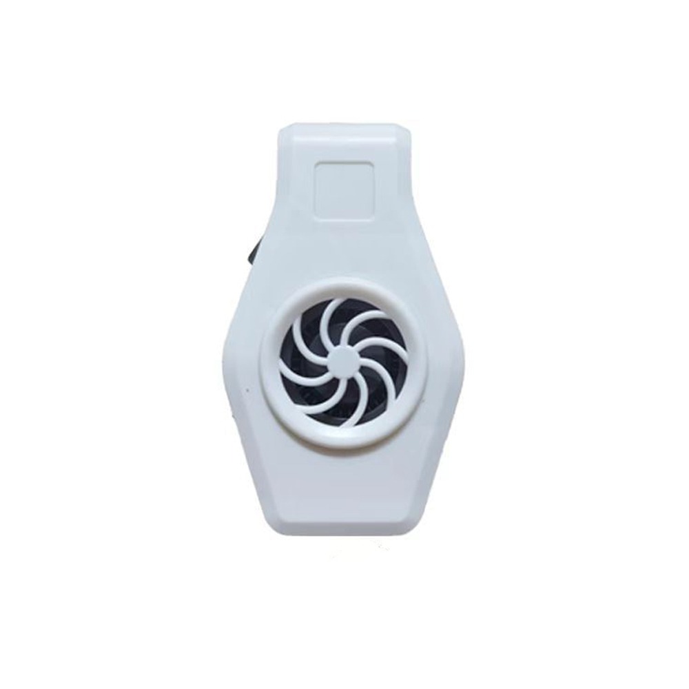 Enfriadores de acuario creativos de 2 velocidades de viento, ventilador de montaje en pared, dispositivo de refrigeración de tanque de peces de plástico, ventilador de refrigeración ajustable para acuario: Verde