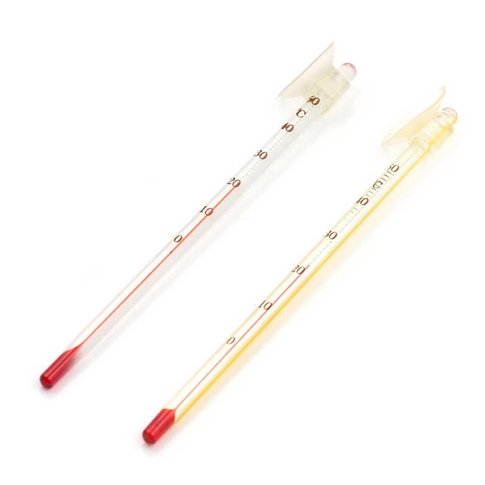 15Cm Hydrometer Aquarium Glas Aquarium Thermometer Aquarium Dompelpompen Glazen Thermometer Met Zuignap