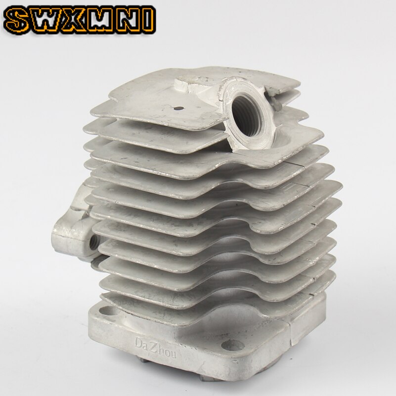 Mærke 44-6 motor cylinderhoved med 44mm stempel sæt til 2 takt 49cc mini dirt bike mini atv quad pocket cykel stempelring