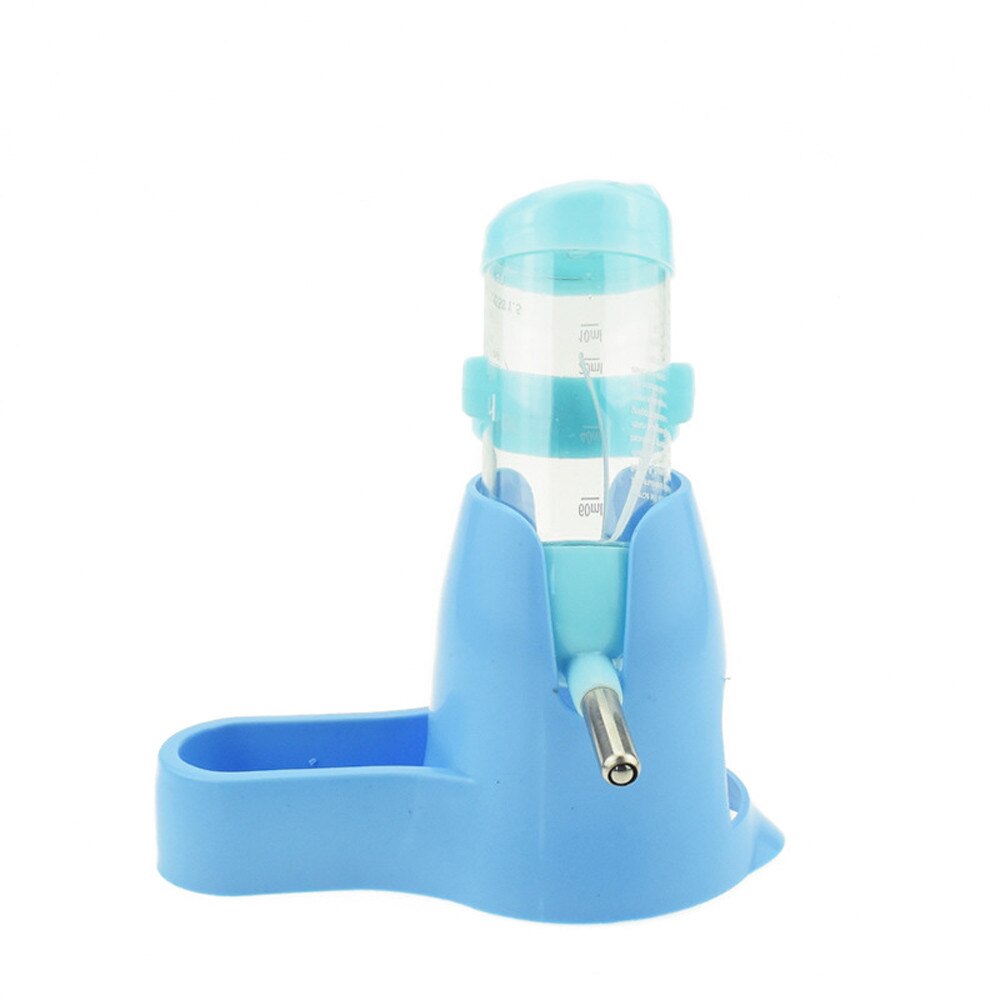 3 In 1 Hamster Water Fles Houder 1 Pc 80 Ml Dispenser Met Base Hut Kleine Huisdier Water Fles J #19