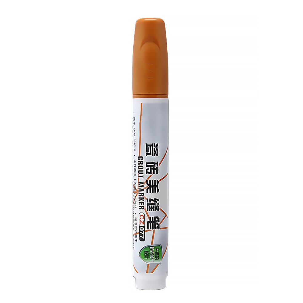 Mark Pens Tile Gap Repair Color Refill Grout Pen Waterproof Mouldproof Filling Agents Wall Glue Aide Porcelain Stitching Tool: Yellow
