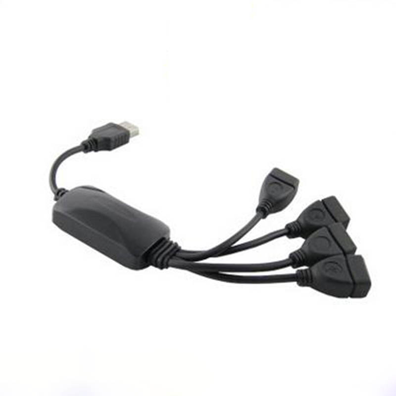 Mini smart hub hubs expansion splitter adapter 4 port usb 2.0 480 mbps för bärbar dator laptop pda pc