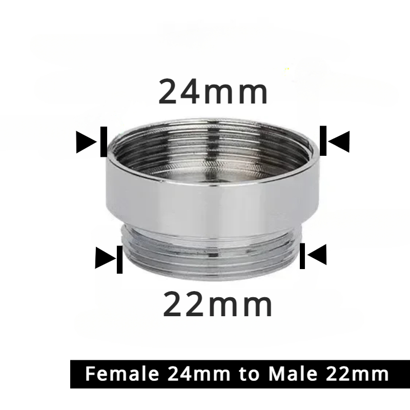 Stainless Steel Faucet Connector M22 To M20 M18 M1/2" Thread Joints Water Purifier Accessory Kitchen Water Tap Adapter Fittings: Yellow