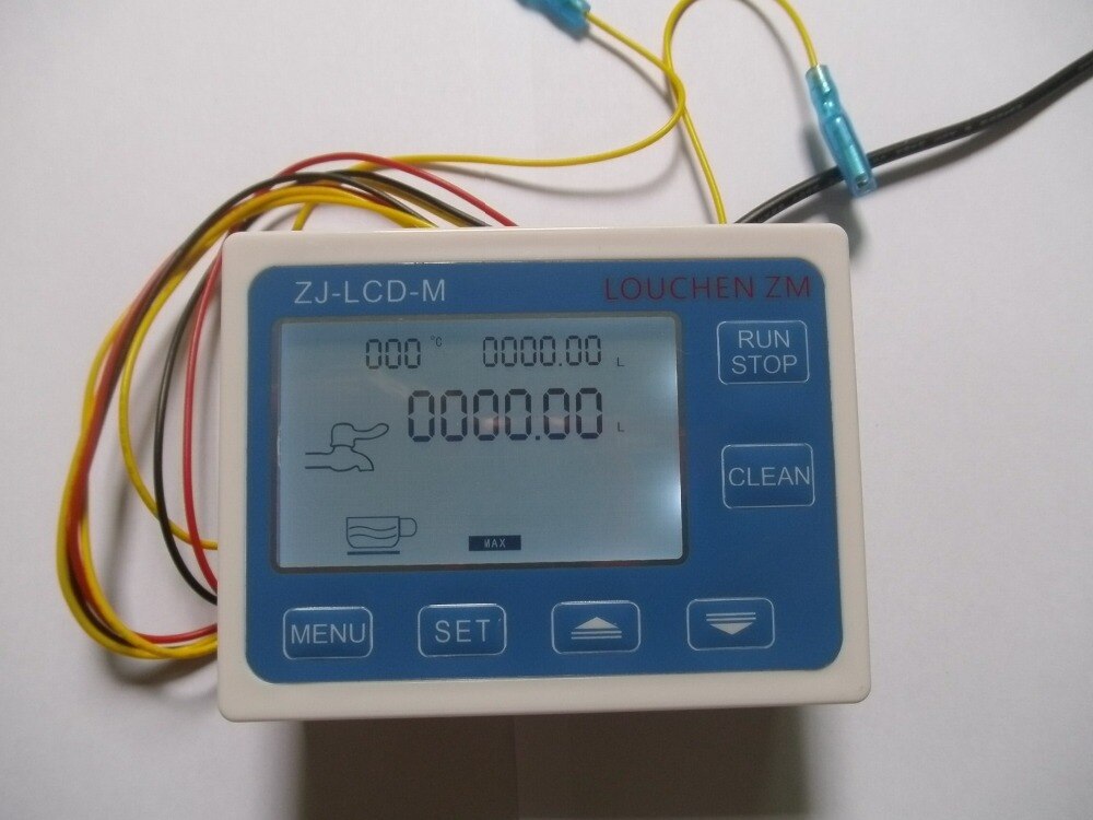 G 2" Inch DN50 Flow Rate Water Sensor Meter+LCD Digital Display Control Programmable