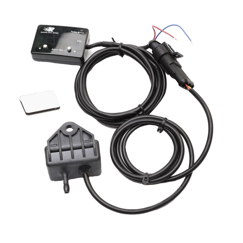 Universele Auto Digitale Turbo Boost Gauge Blauwe Led Display -14 ~ 40PSI Druk Meter IP-TBM-01