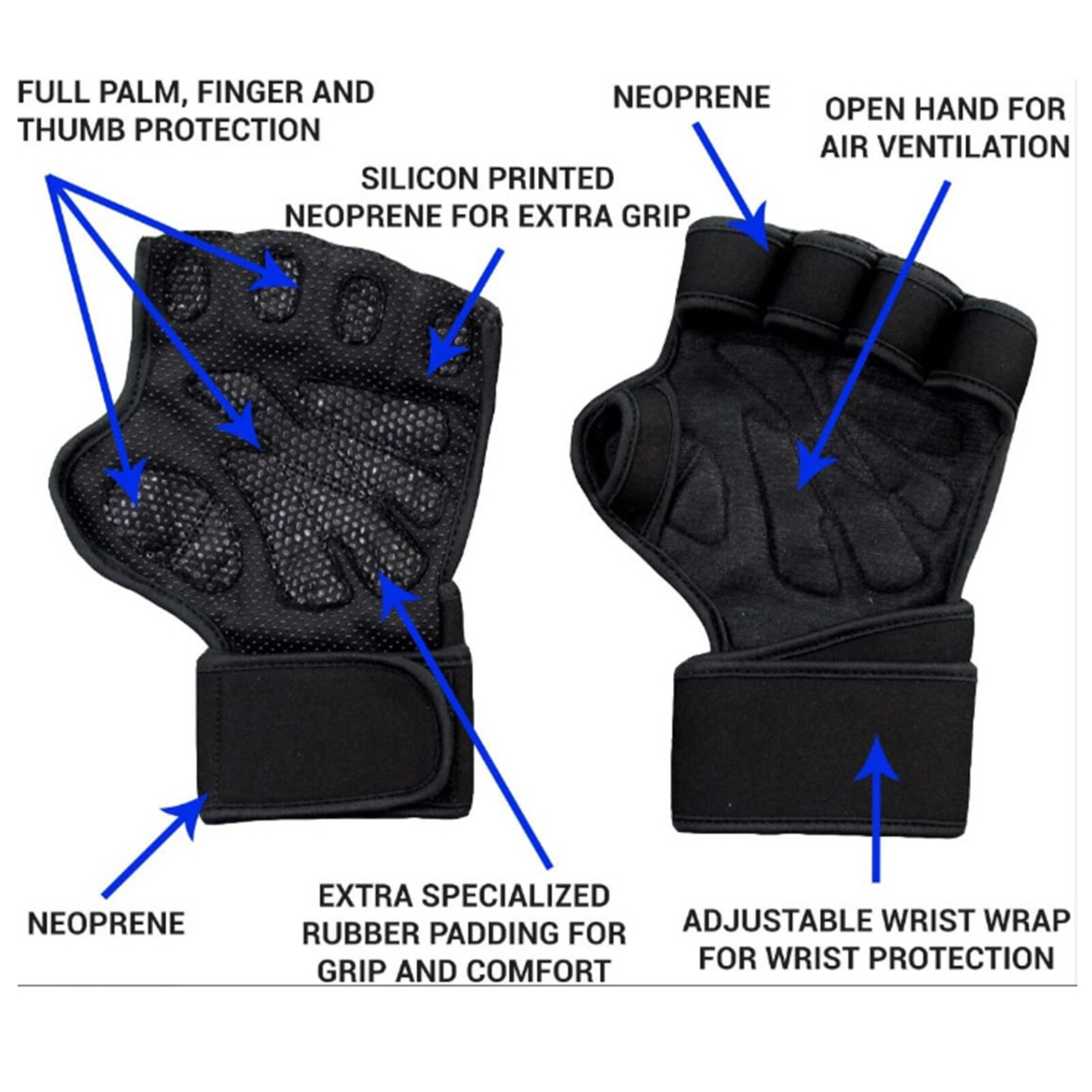 draussen Sport Handschuh Für Horizontale Bar Männer Fitness Bodybuilding Anti-Schleudern Ausbildung Hantel Fitnessstudio Crossfit-Gewichtheben Handschuhe