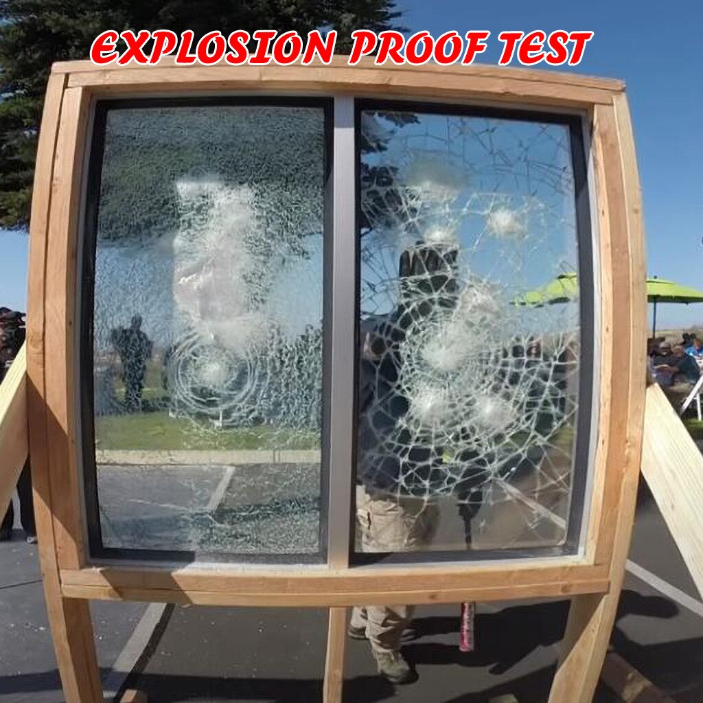 20cmx2m Safety Security Window Film Clear Glass Protection Anti Resist Explosion-proof Transparent Films Bathroom Window Sticker
