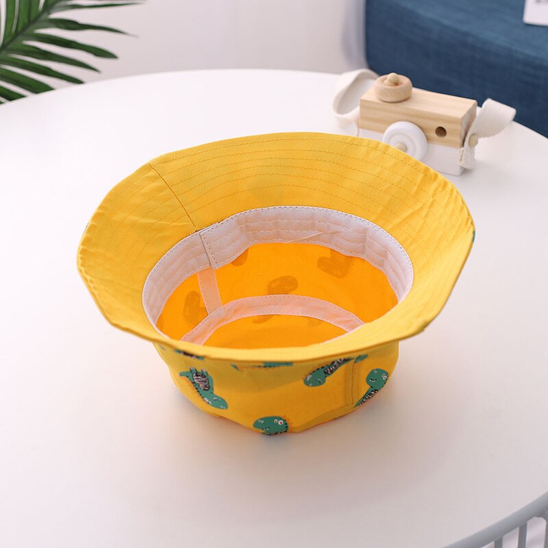 Leuke Dinosaurus Baby Emmer Hoed Lente Zomer Leuke Baby Boy Cap Strand Outdoor Peuter Kids Zonnehoed Kinderen Hoed Visser