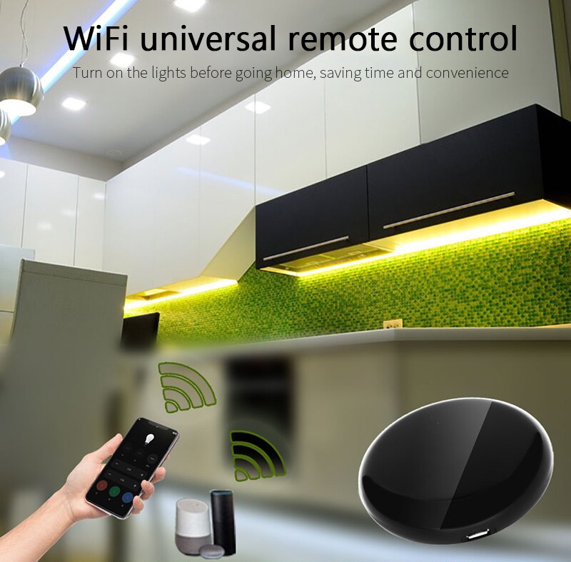 Smart Afstandsbediening Tv Airconditioner Wifi-Ir Infrarood Voice App Controle Universele Controller Met Tuya/Smart leven App