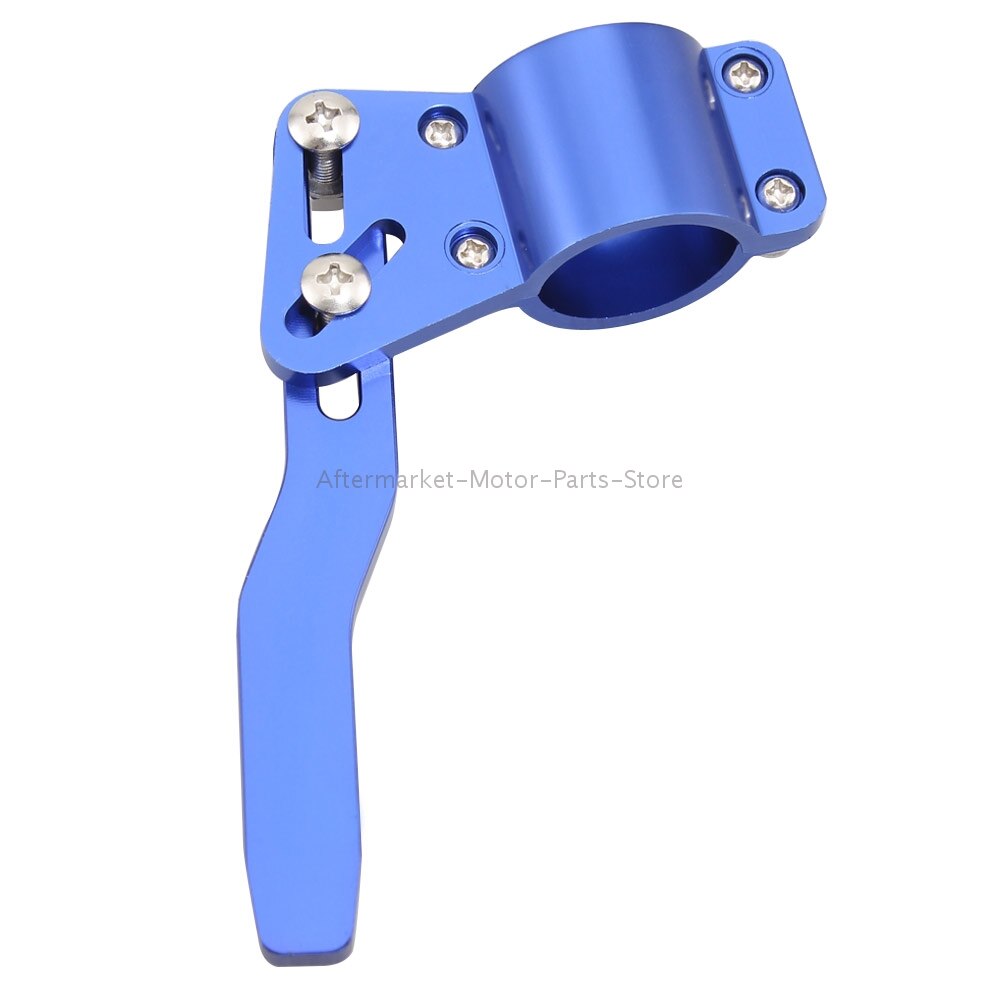 Custom Aluminium Blue Turn Signal Lever Position Up Kit Car Styling Adjustment Steering Wheel Turn Rod Extension Universal