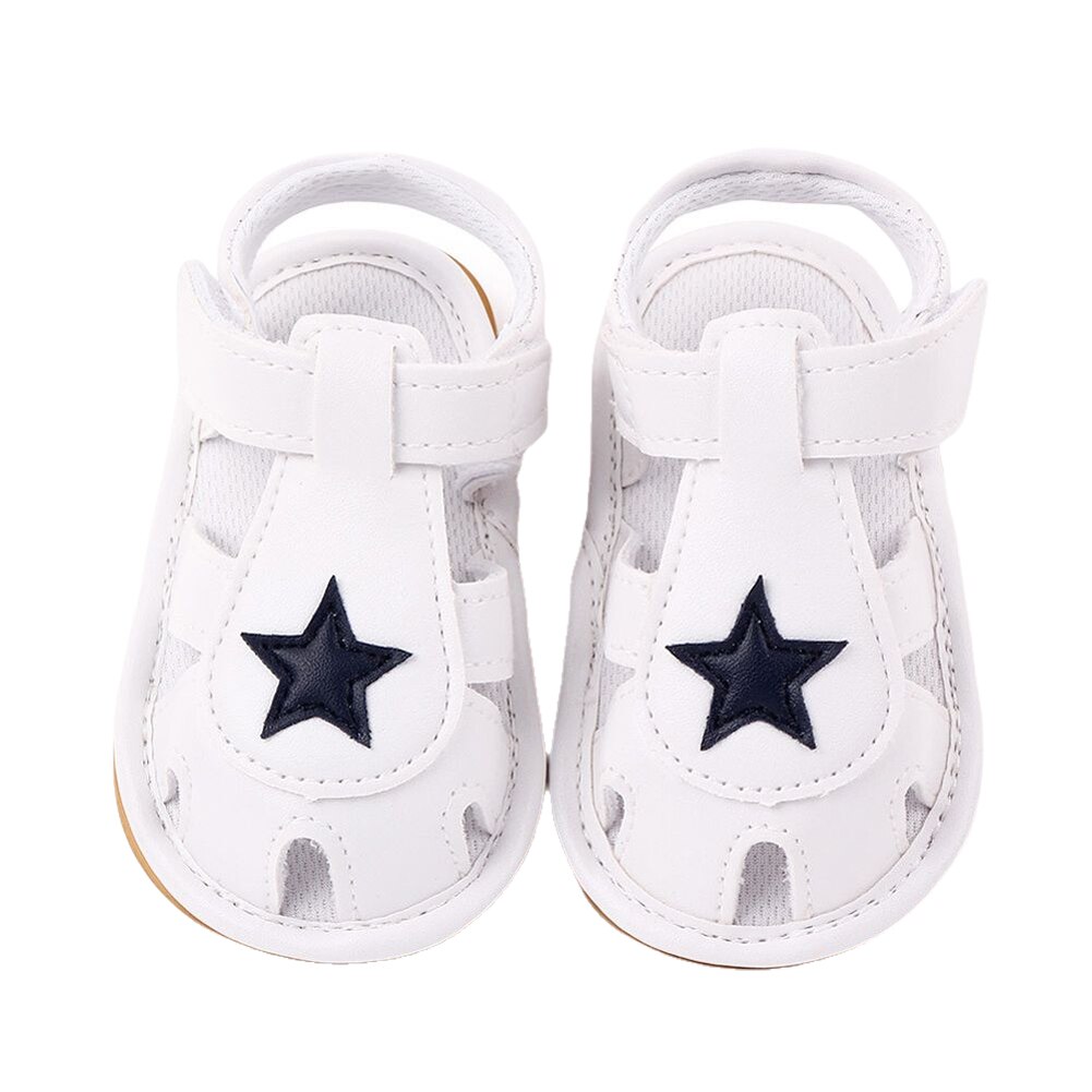 bébé fermé orteil chaussures sandales étoile modèle antidérapant infantile premier marcheur berceau chaussures Prewalkers sandales