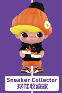POPMART DIMOO Social University series blind boxes: sneaker collector