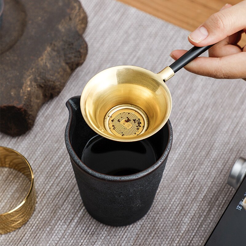 1 Piece Reusable Mesh Tea Strainer Kitchen Funnel Drinkware Filter Household Teapot Spice Leak Infuser