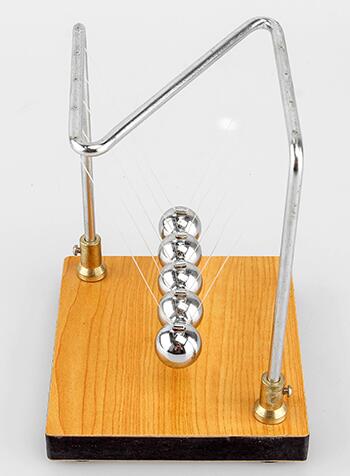 Bola de colisión péndulo de Newton, equipo de enseñanza experimental de física, Ley de Conservación de momentum