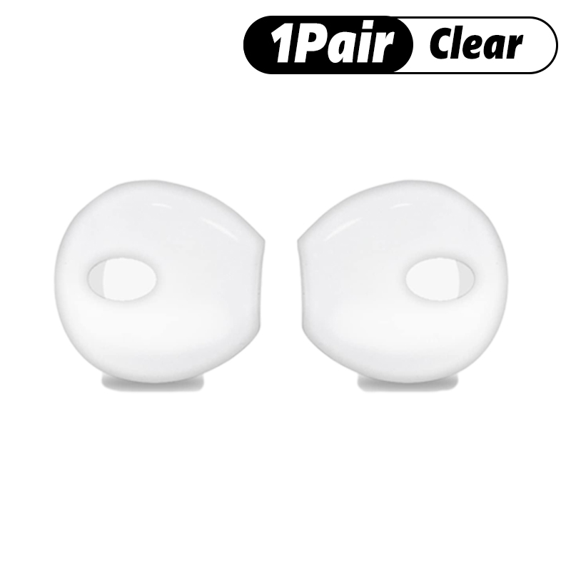 Antypoślizgowe etui na słuchawki robić Airpods Silikonowe, antypoślizgowe gumowe końcówki douszne Nakładki na słuchawki douszne robić iPhone'a Wkładki ochronne douszne: 2xs / BŁĘKITNA