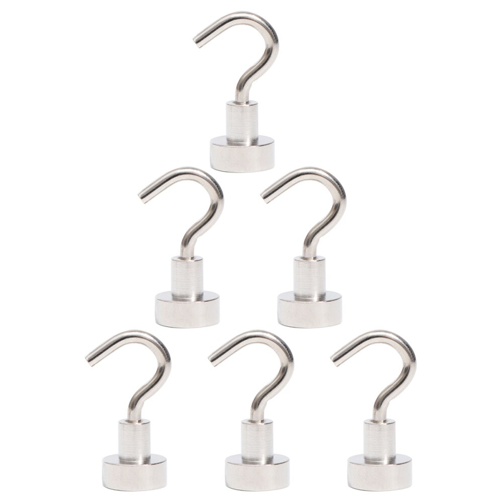 Ganchos magnéticos resistentes para almacenamiento y organización, accesorios de cocina para el hogar (D10), 6 uds.