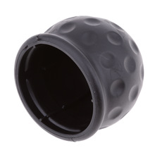 50mm Auto Anhängerkupplung Towball Kunststoff Kappe Schlepptau Ball Abschleppen Schutzhülle Schwarz