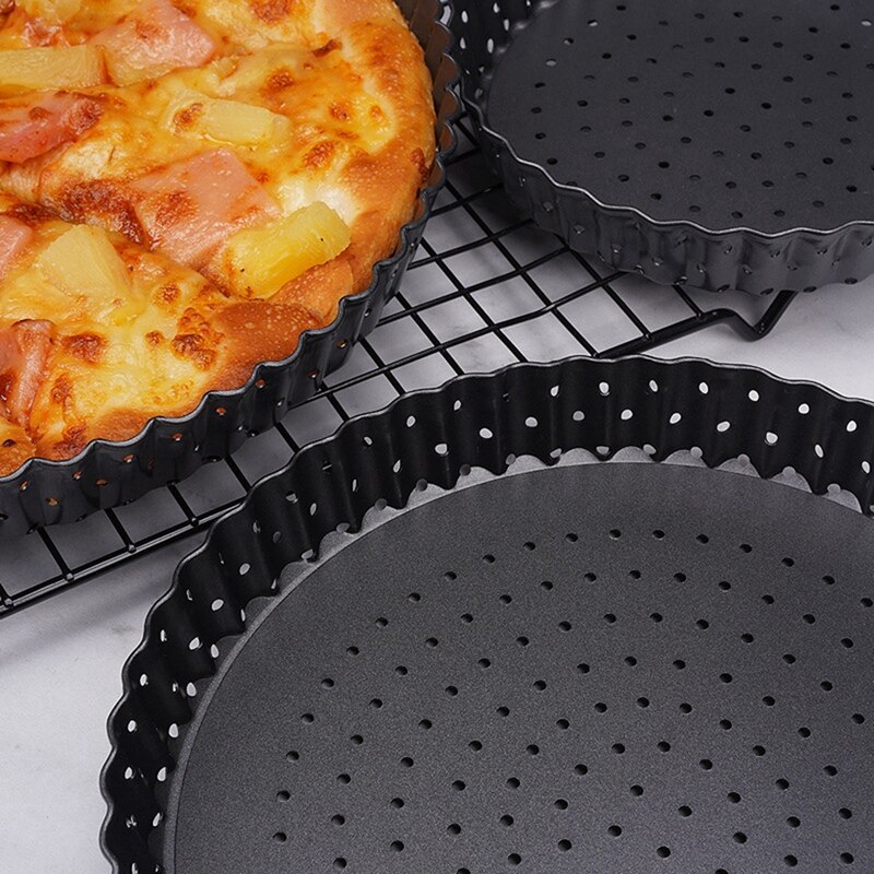 9 Inch Pizza Mold Non-stick Cake Pizza Pan Tray Met Verwijderbare Bodem Bakken Pan