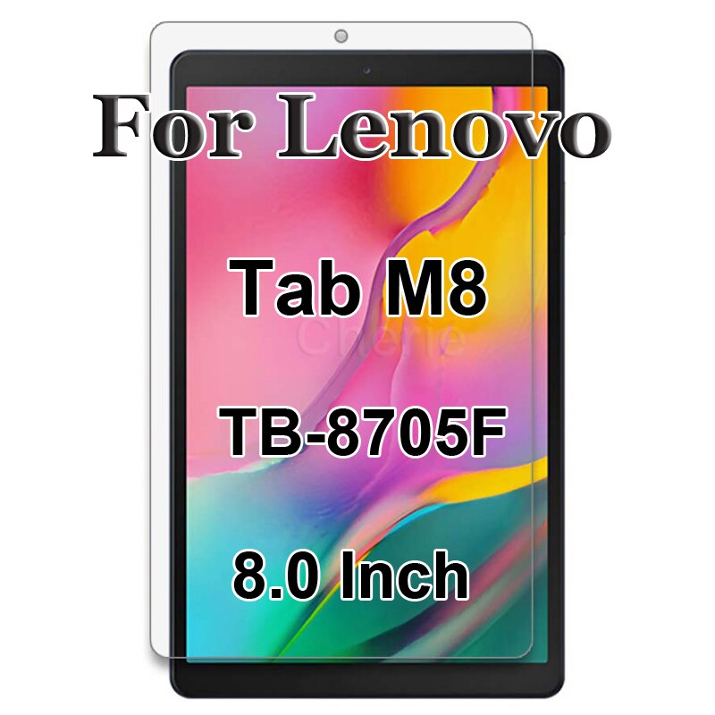 2Pcs Tempered Glass Screen Protector For Lenovo Tab M8 8.0 M7 7.0 Tab 4 8 Plus 8.0 7.0 TB-8705F TB-7305F TB-7305X TB-8704N Film: Tab M8 8.0 TB-8705F