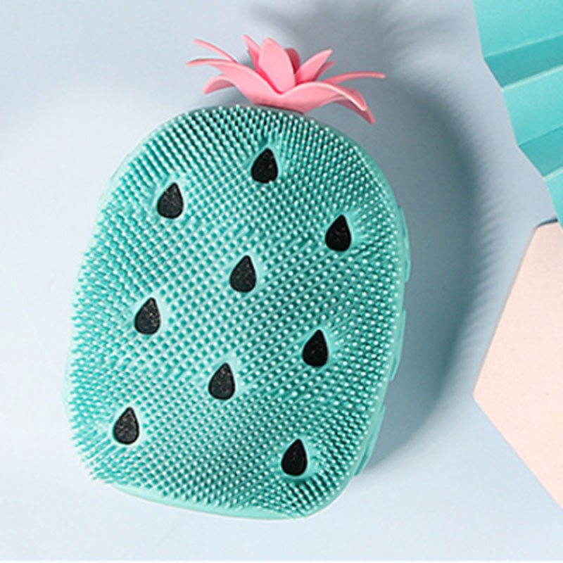 Kieselsäure Gel Ananas Art Massage Schlecht Pinsel Spaß Nette Schlecht Und Dusche Schlecht Für Baby Für Baden freundlicher Für bat babys: Grün