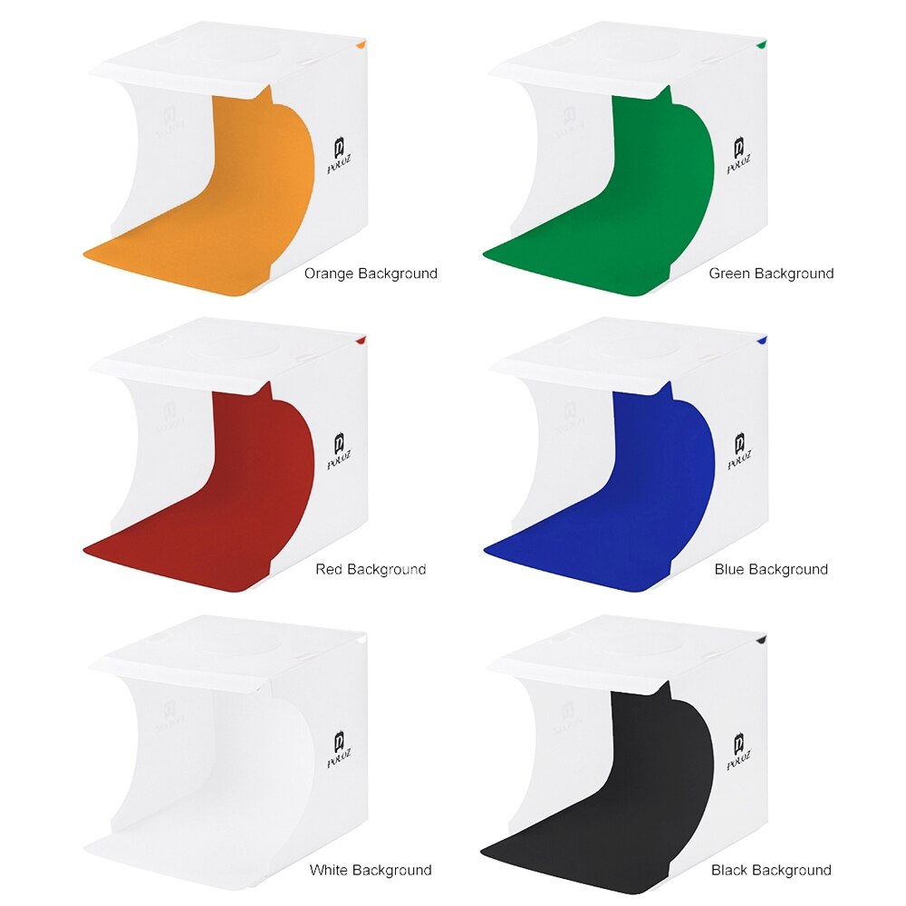 mini składane Lightbox fotografia studio fotograficzne dwurzędowe światła 40doprowadziło przenośne Softbox rekwizyty fotograficzne zestaw tła robić aparatu