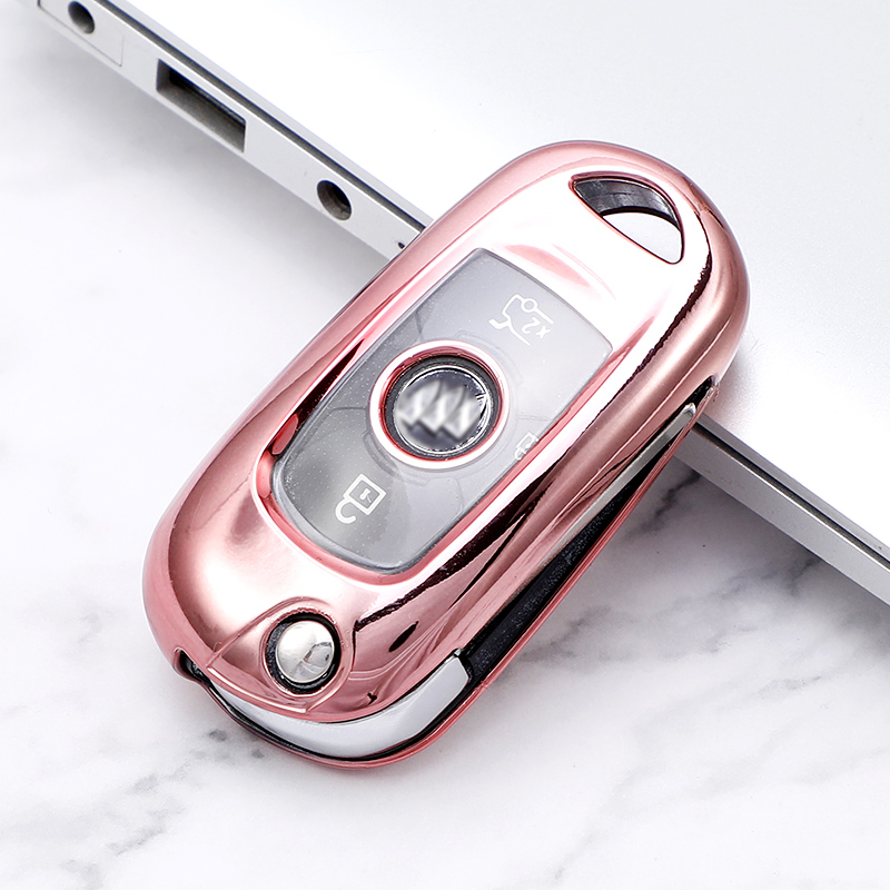 Funda de TPU para llave de coche, carcasa con tapa para Opel Astra K Corsa E, Buick VERANO ENCORE GX GL6