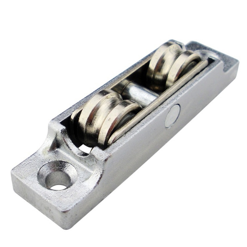 Polea de plástico para puertas y ventanas de aleación de aluminio para puertas correderas y ventanas, polea de puerta corredera