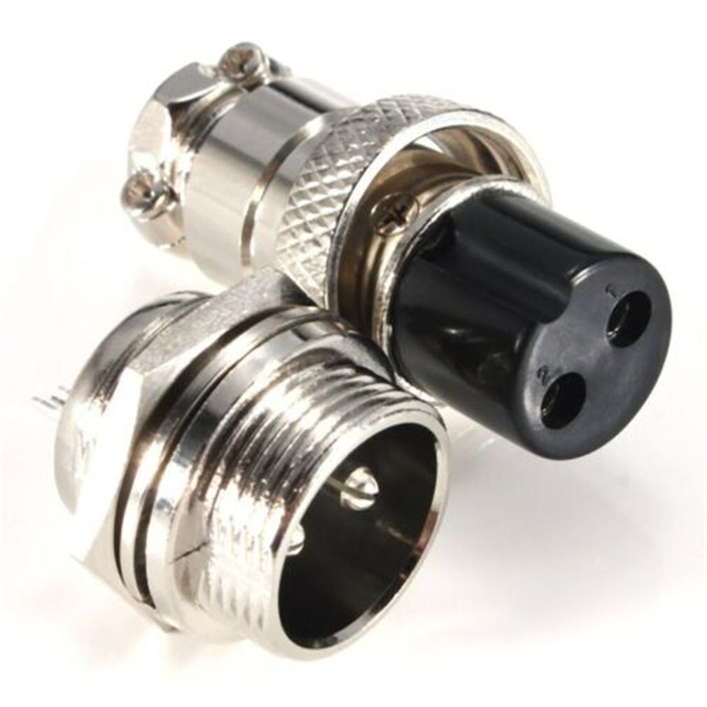 5 pièces GX16 femelle et mâle connecteur prise prise en métal Aviation prise 16mm fil câble panneau connecteur connecteur de prise circulaire