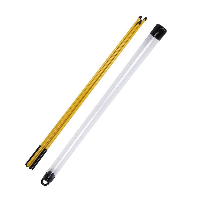 Golf Alignment Bar Orange Fiberglass Placement Training Aids