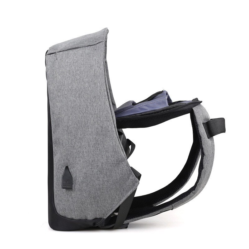 Mochila antirrobo para hombre y mujer, bolsa para ordenador portátil, de viaje, de gran capacidad, para negocios, con carga USB, para estudiantes universitarios