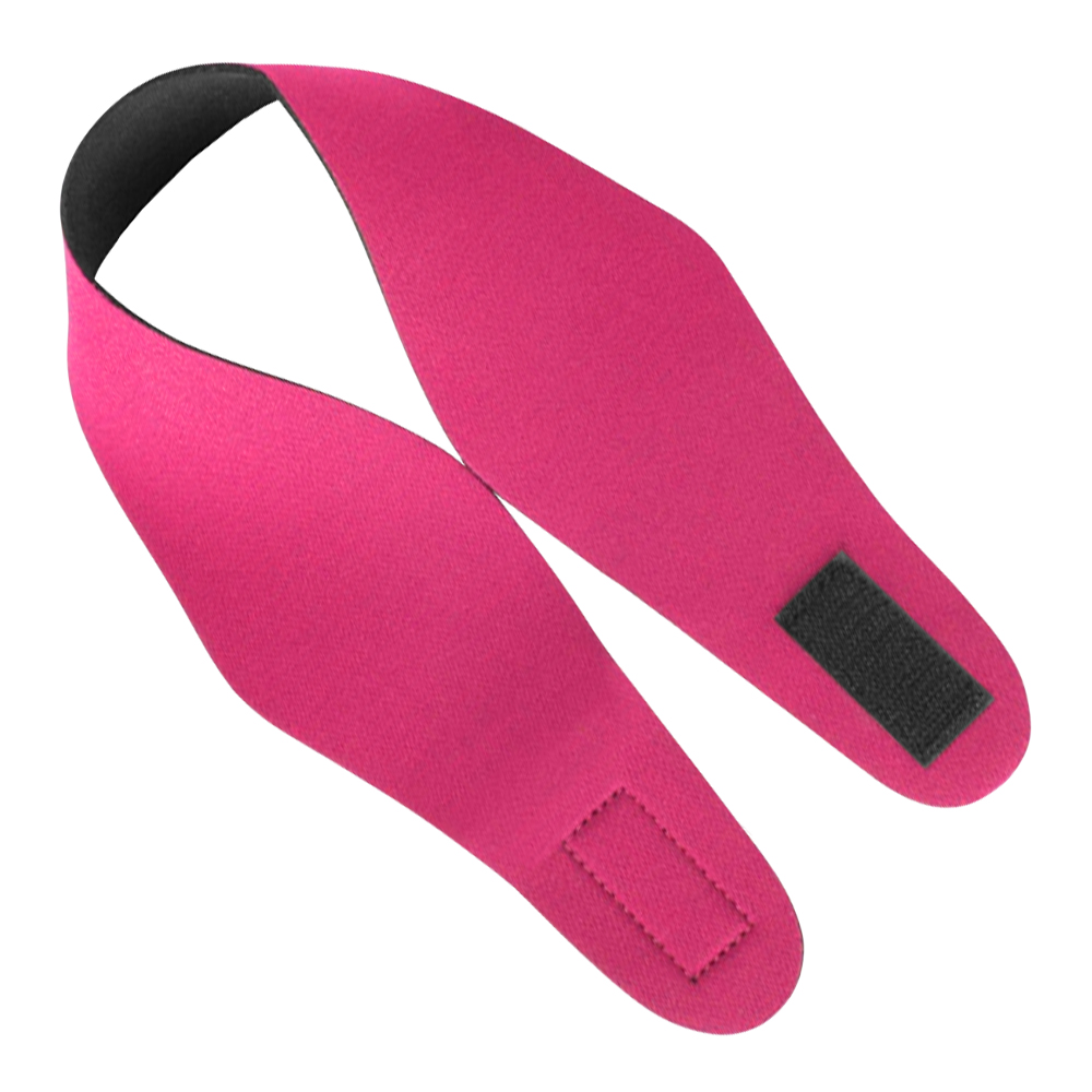 Neopren Schwimmen Stirnband Ohr Schutz Band Schweißband für Schwimmen Bade Surfen Sport Stirnband Gürtel Haar band: Rosa / L