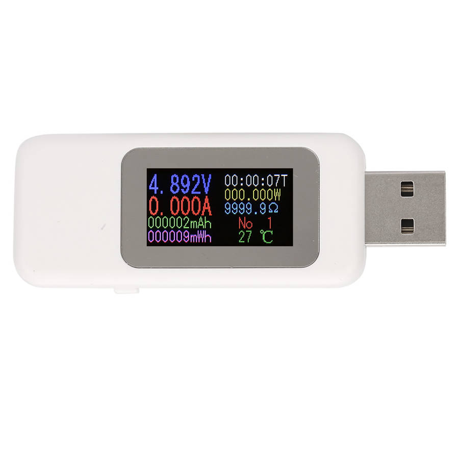 LCD Display USB Tester Charger Detector Digital Voltmeter Ammeter Voltage Meter DC4-30V Digital Display Voltage Gauge